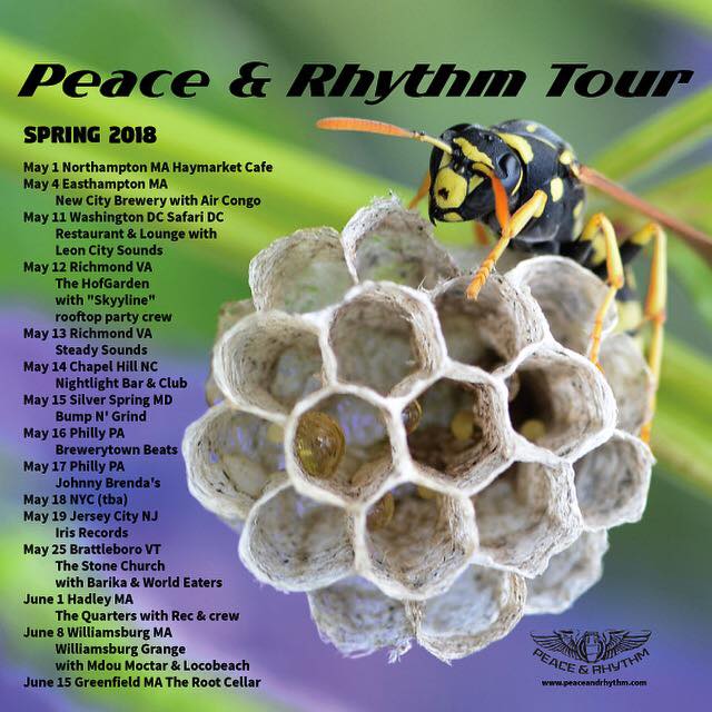 Peace & Rhythm Spring 2018 Tour Continues!