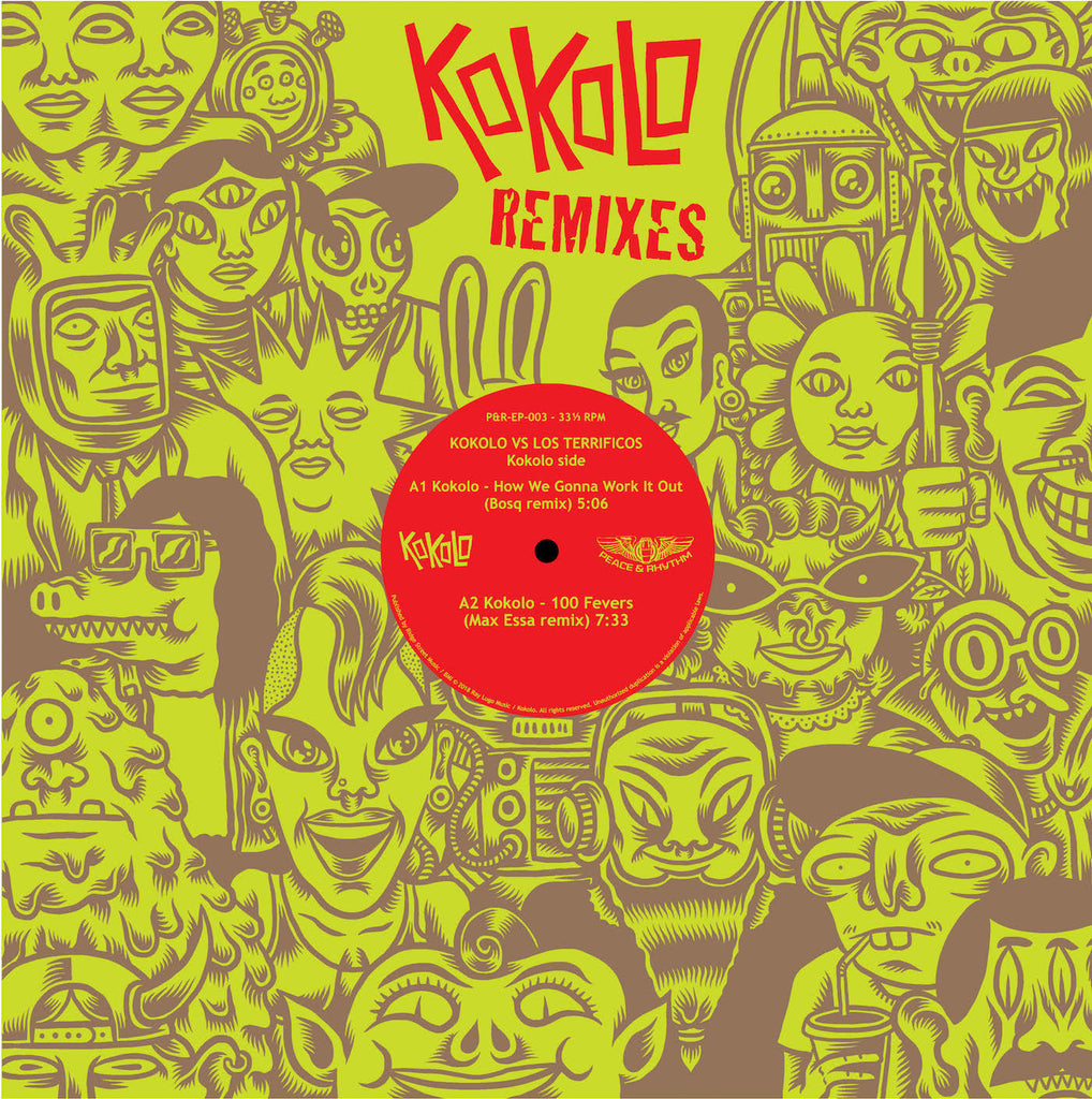 Kokolo / Los Terrificos - Remixes 12"